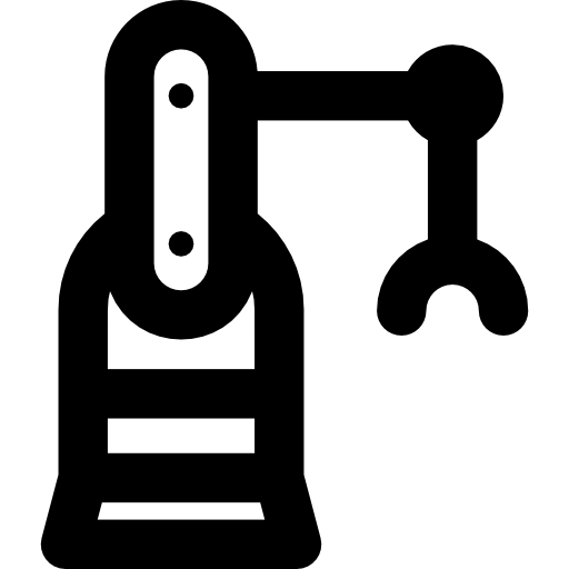 industrieroboter Basic Rounded Lineal icon