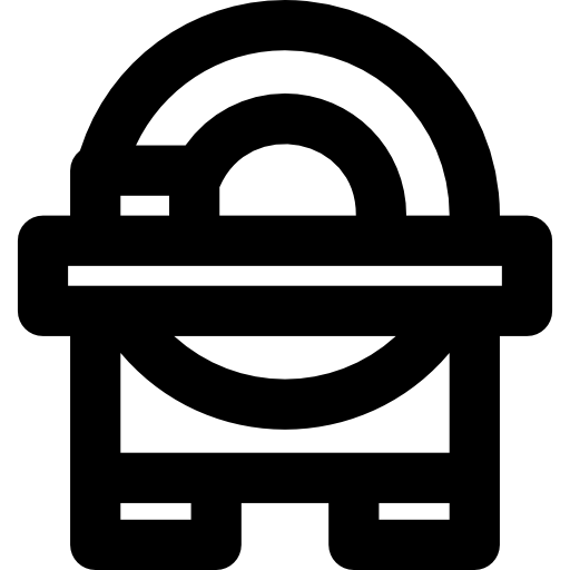 robot przemysłowy Basic Rounded Lineal ikona