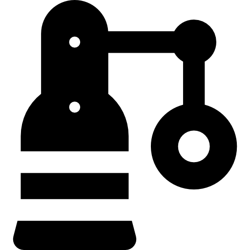 Industrial robot Basic Rounded Filled icon
