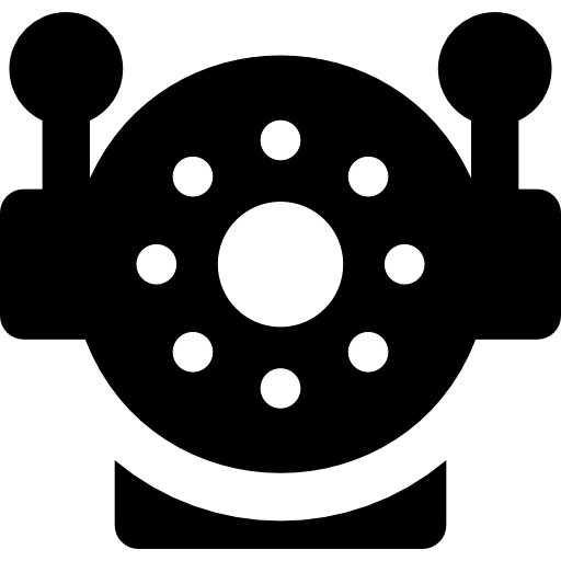 industrieroboter Basic Rounded Filled icon