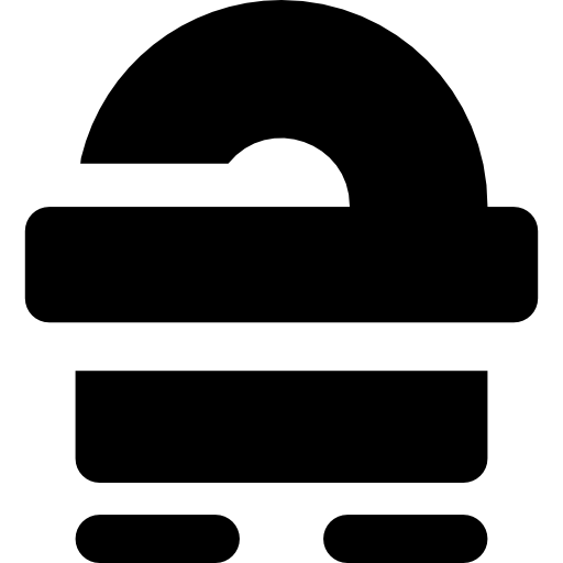 robot przemysłowy Basic Rounded Filled ikona