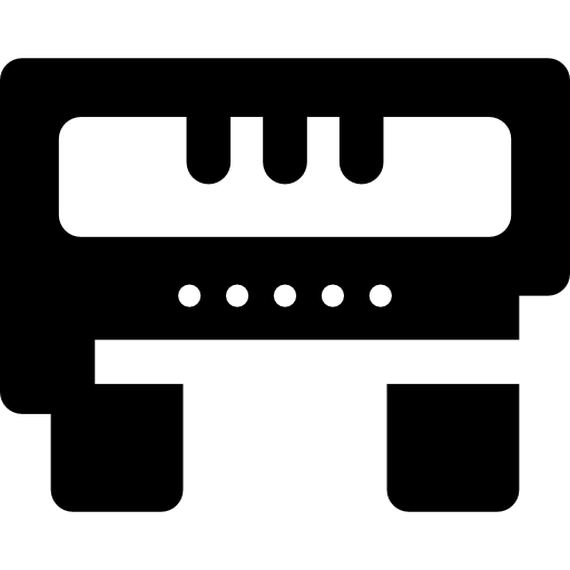産業用ロボット Basic Rounded Filled icon