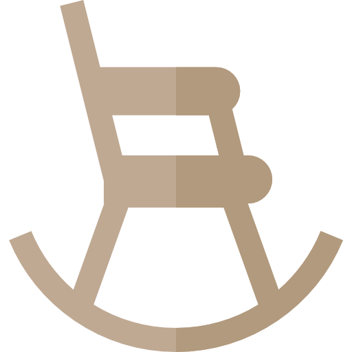 schommelstoel Basic Straight Flat icoon