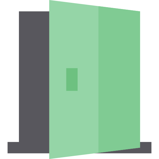 Door Basic Straight Flat icon