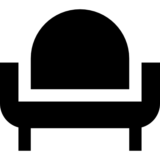 sillón Basic Straight Filled icono