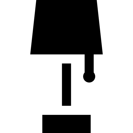 lámpara Basic Straight Filled icono