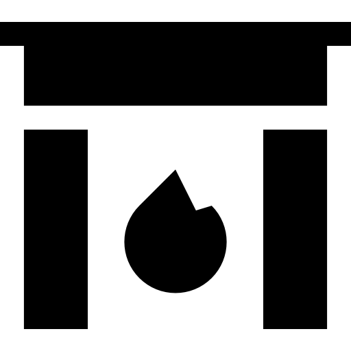 Chimney Basic Straight Filled icon