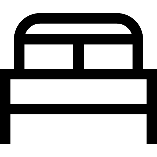 ベッド Basic Straight Lineal icon