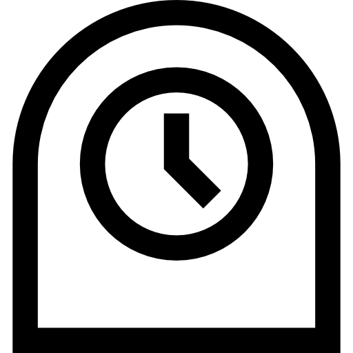 orologio da tavolo Basic Straight Lineal icona