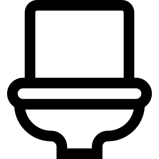 toilette Basic Straight Lineal icon