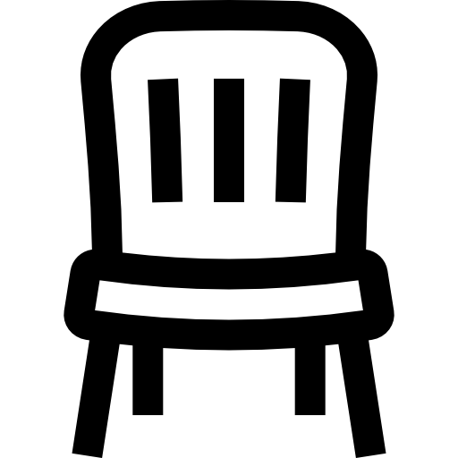 stoel Basic Straight Lineal icoon