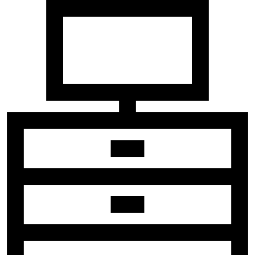 Телевидение Basic Straight Lineal иконка