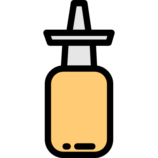Nasal spray Detailed Rounded Lineal color icon