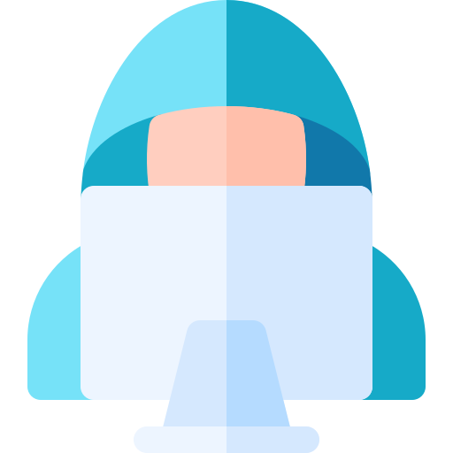 해커 Basic Rounded Flat icon