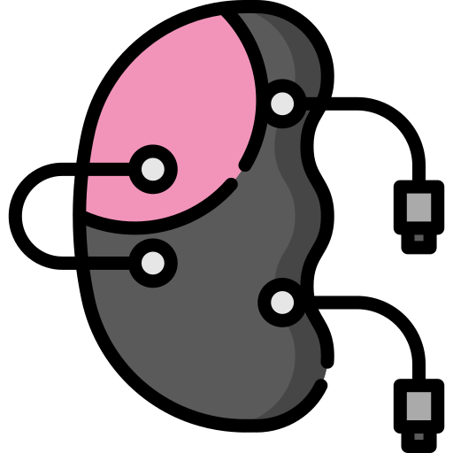 Bionic kidney Special Lineal color icon