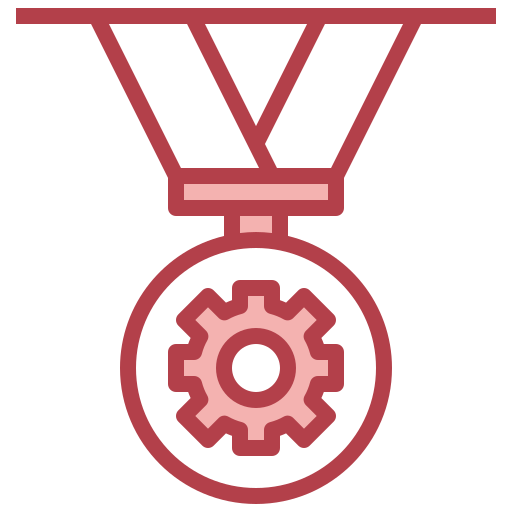 Medalha Surang Red Ícone
