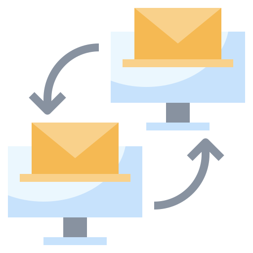 Email Surang Flat icono