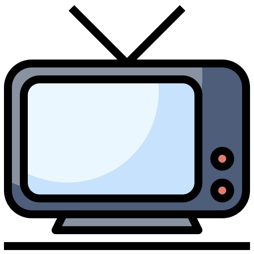 テレビ Surang Lineal Color icon
