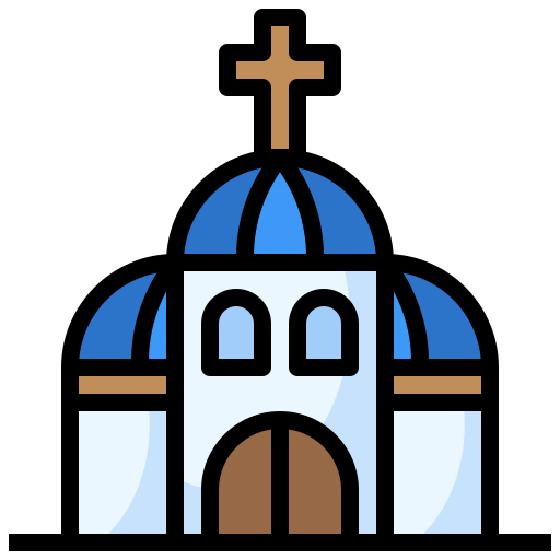 Церковь Surang Lineal Color иконка