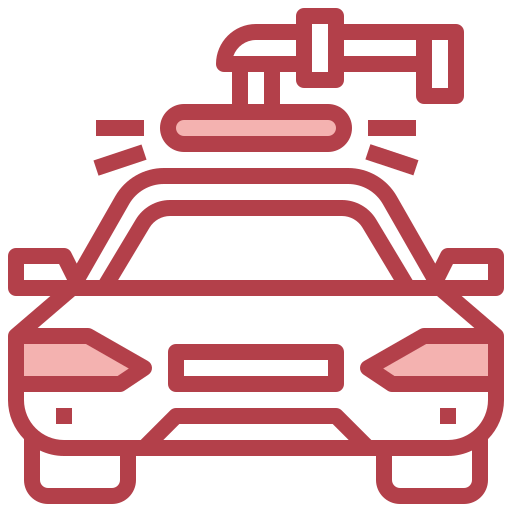 Car service Surang Red icon