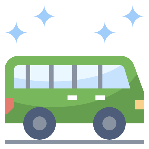 autobus Surang Flat ikona