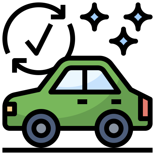Car service Surang Lineal Color icon