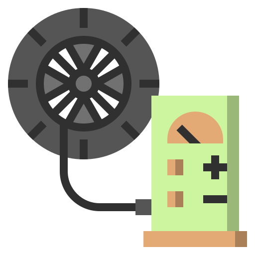 Tire pressure Surang Flat icon