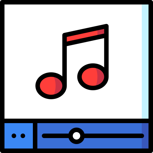 Audio file Special Lineal color icon