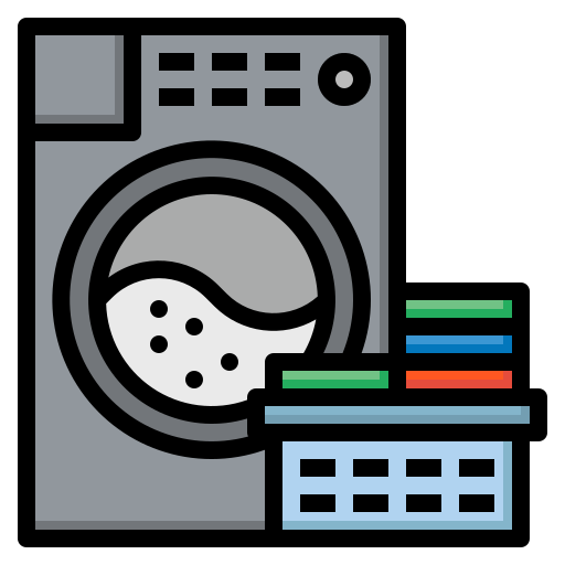 세탁기 luketaibai Lineal color icon
