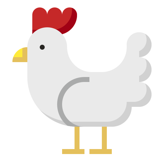 kurczak luketaibai Flat ikona