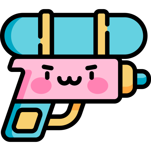 Water gun Kawaii Lineal color icon