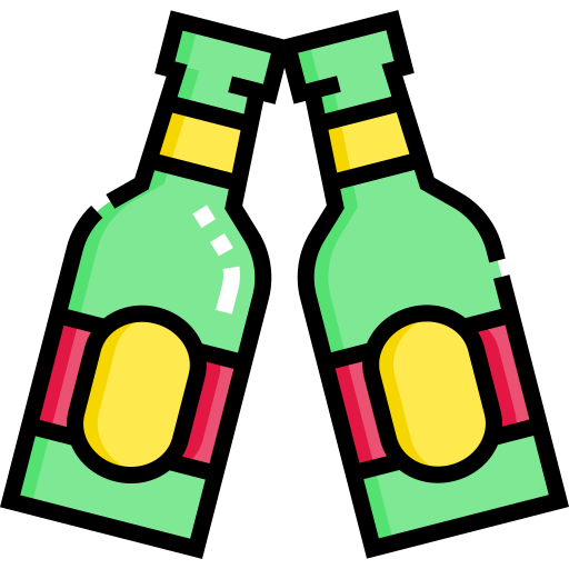 Beer bottle Detailed Straight Lineal color icon