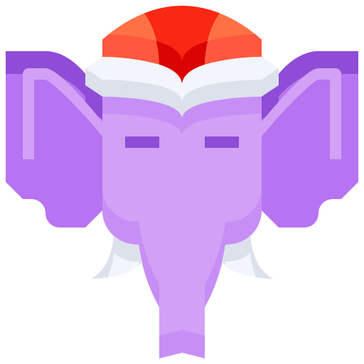 Elefante Justicon Flat icono