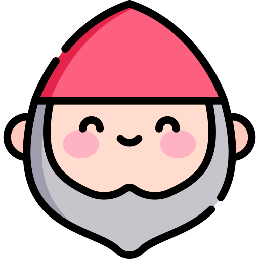 Gnome Kawaii Lineal color icon