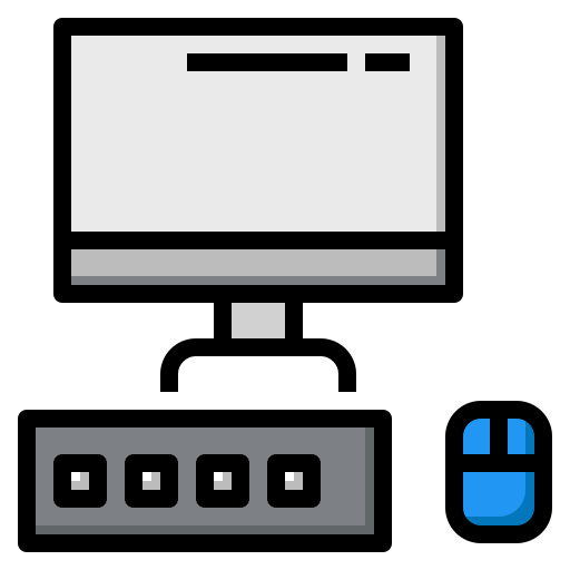 Computer luketaibai Lineal color icon