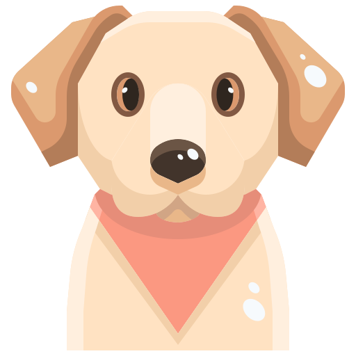 Dog Justicon Flat icon