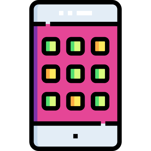 aplikacja mobilna Detailed Straight Lineal color ikona