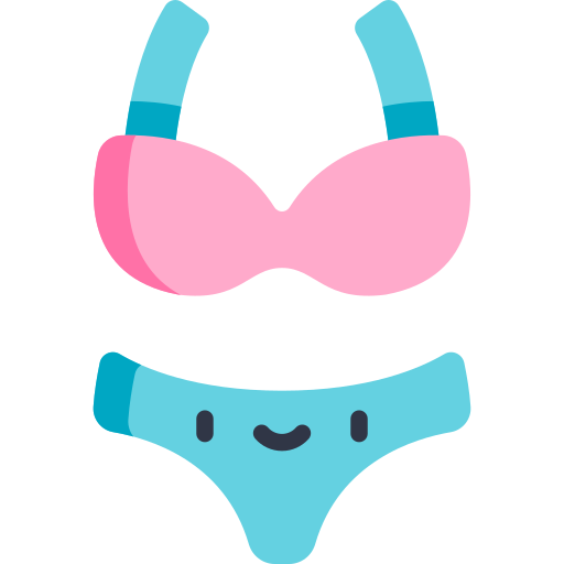 Bikini Kawaii Flat icon