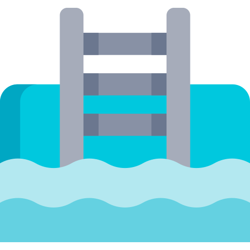 Swimming pool Kawaii Flat icon