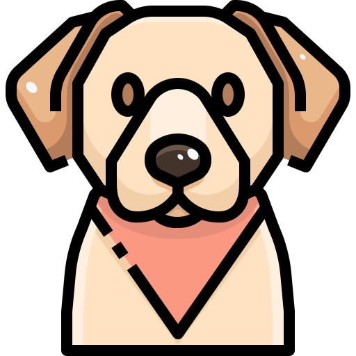 犬 Justicon Lineal Color icon