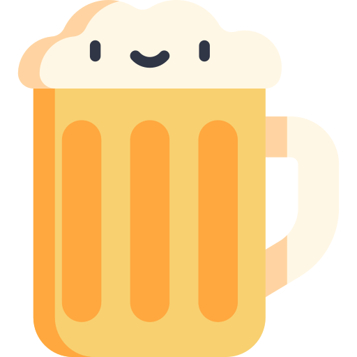 ビールのジョッキ Kawaii Flat icon