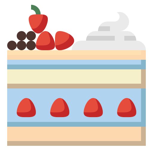 Cake luketaibai Flat icon