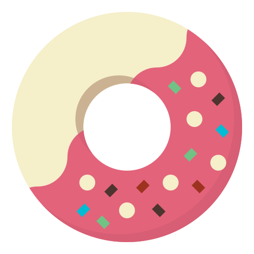 Donut luketaibai Flat icon