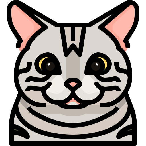 Gato Justicon Lineal Color icono