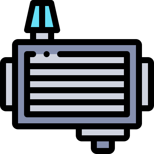 ラジエーター Detailed Rounded Lineal color icon