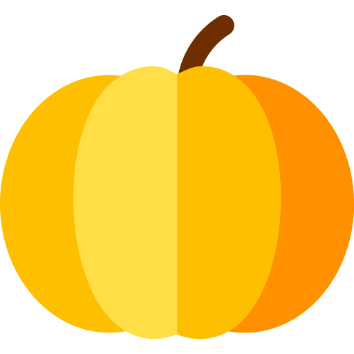 Pumpkin Basic Rounded Flat icon