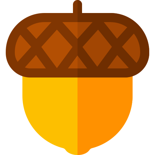 Acorn Basic Rounded Flat icon