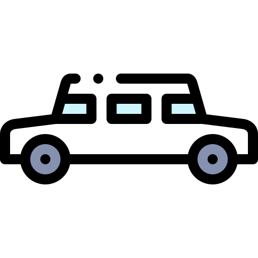 Limousine Detailed Rounded Lineal color icon