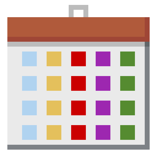 kalender luketaibai Flat icon