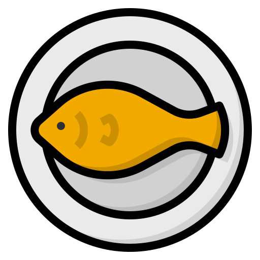 ryba luketaibai Lineal color ikona